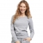 Женская термофутболка с длинным рукавом KEY Hot Touch LVD 729 1 JS светло-серая
